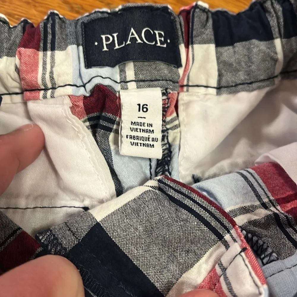 Cotton Plaid shorts